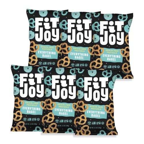 Miniatura 11 de FitJoy Tangy Dijon - Pretzels de mostaza (paquete de 6, 4.5 onzas) – Snacks sin lácteos, nueces y gluten – Raíz de yuca y harina de garbanzos sin