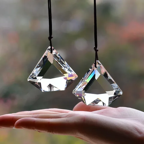 Miniatura 15 de STINO - 2 piezas prismas atrapasoles de bola de cristal de 4cm, atrapasoles colgantes con prisma de vidrio, creador de arcoíris para ventanas