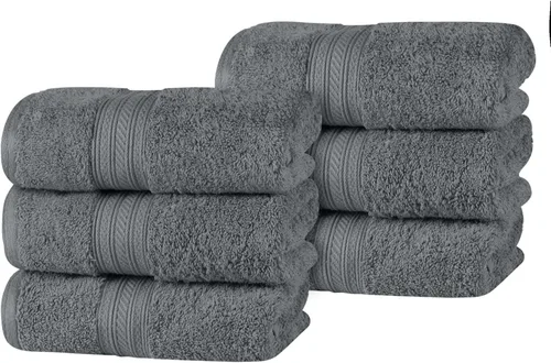Miniatura 20 de Superior Juego de 2 toallas de baño de fibra larga 100% algodón peinado de 27.64 oz/m², para baño, ducha, cocina, súper suave, afelpado, altamente