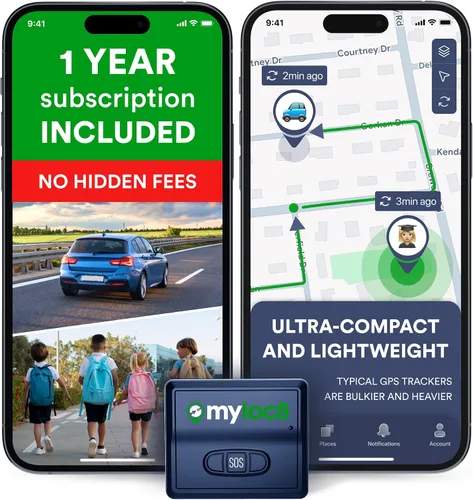 Miniatura 9 de Rastreador GPS para niños con botón SOS - Dispositivo de seguimiento en tiempo real para niños, mochila, llaves, alertas inteligentes, etiqueta