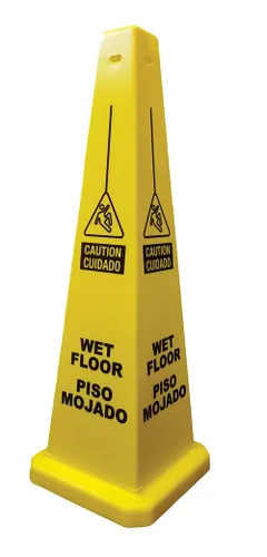 Miniatura 9 de Cortina Lamba 25" Cone "Safety First" Español, 03-600-07, Amarillo 25" amarillo.