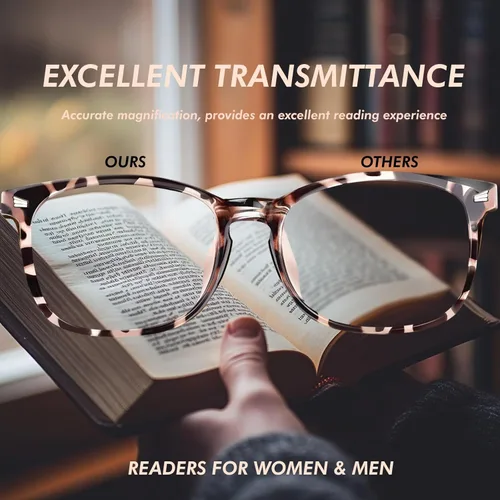 Miniatura 4 de Lentes de lectura para mujeres y hombres, lectores de luz azul para hombres y mujeres Paquete de 5 colores variados.