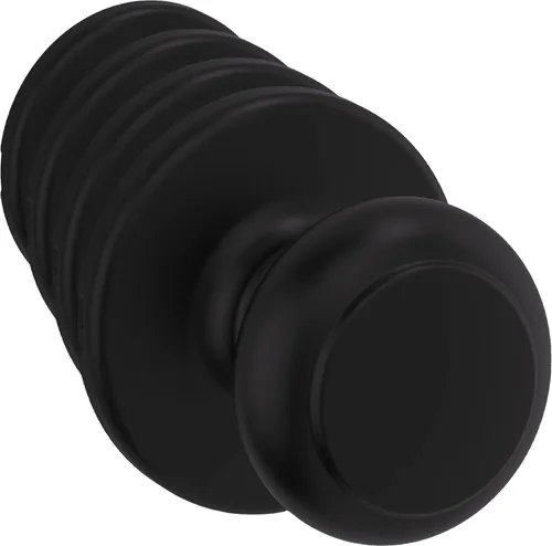 Miniatura 22 de Kwikset Cove - Pomo de puerta de privacidad interior con cerradura, manija de puerta para baño y dormitorio, pomo de puerta negro mate con cerradura