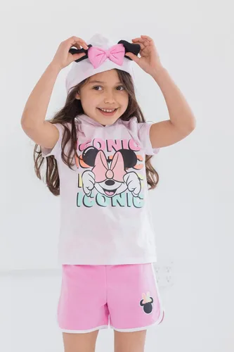 Miniatura 2 de Disney Minnie Mouse - Conjunto de camiseta y pantalones cortos para niñas con delfín