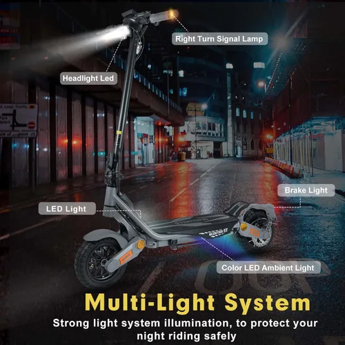 Miniatura 6 de Scooter eléctrico para adultos, 5600 W/1500 W/1200 W/800 W, scooter eléctrico rápido, 46/40/35 MPH velocidad máxima, batería de 27 Ah/20.8 Ah/15.6