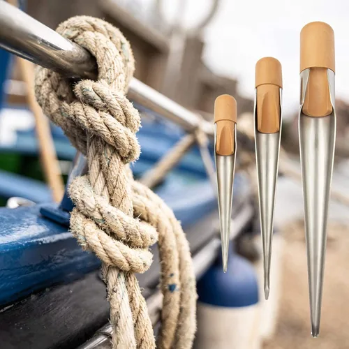 Miniatura 5 de CARGEN Splicing FID,FID for Splicing Rope Kit Stainless Steel FID for Splicing Rope FID Splicing Tool with Plastic Handles Rope Fids