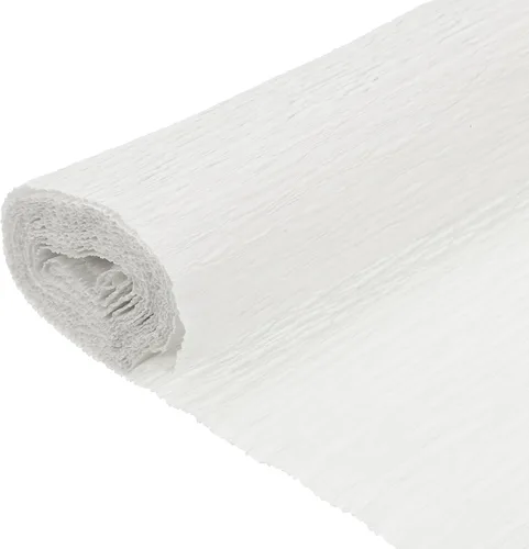 Miniatura 25 de MECCANIXITY Papel crepé, 7.9 pies de largo y 20 pulgadas de ancho, rollo de papel crepé de albaricoque para decoración de fiestas, suministros