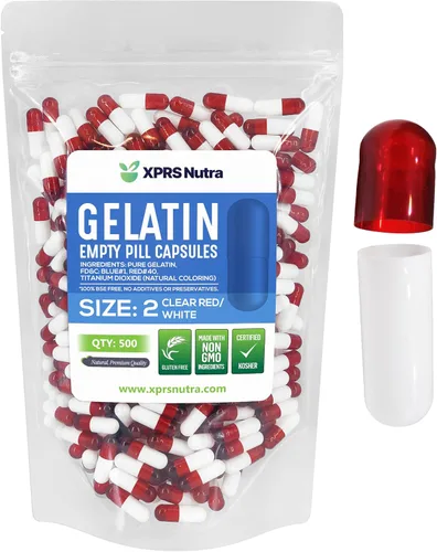 Miniatura 41 de XPRS Nutra Cápsulas vacías de tamaño 2 – 100 cápsulas vacías de gelatina – Pastillas de relleno de cápsulas de bricolaje – Cápsulas de gel de Multi