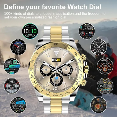 Miniatura 7 de J-CD Reloj inteligente para mujer, pantalla grande de 1.85 pulgadas, compatible con modo de voz / Bluetooth/Deportes / Rastreador de actividad