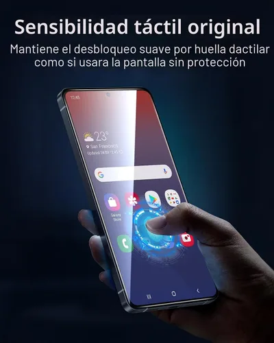 Miniatura 6 de ESR Paquete de 3 protectores de pantalla para Samsung Galaxy S25 Ultra, vidrio templado HD de dureza 9H+ con bandeja UltraFit de fácil instalación