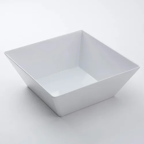 Miniatura 7 de American Metalcraft MELSQ53 Endurance - Tazón cuadrado de melamina, 5 pulgadas, Blanco