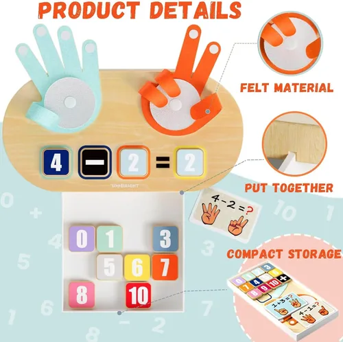 Miniatura 5 de TOP BRIGHT Juguetes educativos preescolares para niños pequeños de 2 a 4 años, juguetes Montessori para niños de 3 a 5 años, regalos de cumpleaños