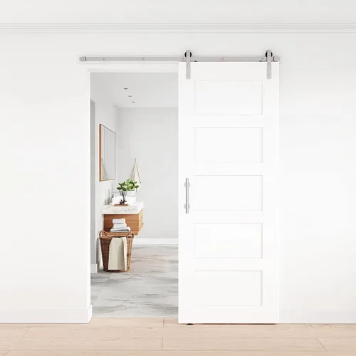 Miniatura 2 de WINSOON 1 paquete de 12 herrajes de manijas corredizas para puerta de granero con tirador empotrado de diseño de doble cara, kit de manijas