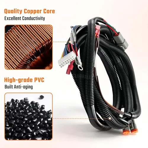 Miniatura 5 de CLUBRALLY Arnés de cableado de control de carrito de golf para Club Car DS - Controlador negro#1510-5201, Arnés de cableado completo para vehículo