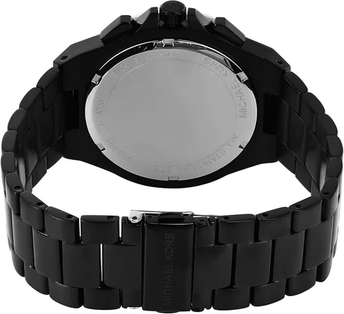Miniatura 7 de Michael Kors Lennox - Reloj cronógrafo de acero inoxidable para hombre con correa de acero o silicona