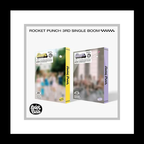 Miniatura 10 de Rocket Punch BOOM 3er álbum individual CD+POB+Tarjeta de índice+postal foto+Tarjeta fotográfica+Pegatina+Seguimiento sellado (versión Corazón)