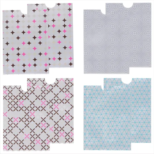 Miniatura 10 de Juego de 8 fundas para tarjetas de crédito, 8 fundas de bloqueo RFID, protección contra robo de identidad para hombres y mujeres, diseño elegante