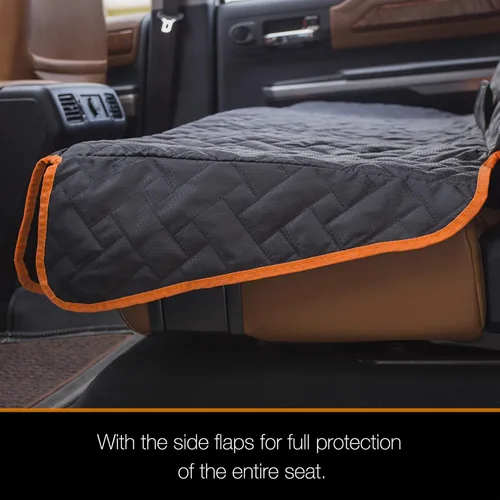 Miniatura 6 de Funda de asiento trasero resistente para camión, 100% impermeable y sin olor, protector de asiento de perro para F150 F250 Chevy Silverado Ram