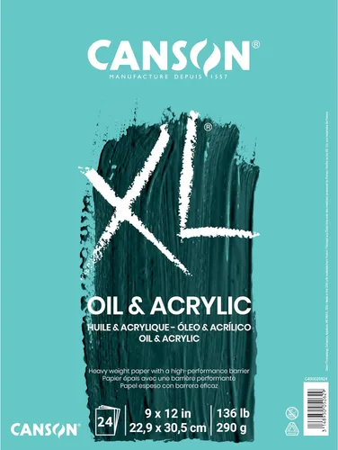 Miniatura 7 de Canson Serie XL Papel para Óleo y Acrílico, Bloc Plegable, 5.5x8.5 pulgadas, 24 Hojas (136lb/290g) - Papel de Artista para Adultos y Estudiantes