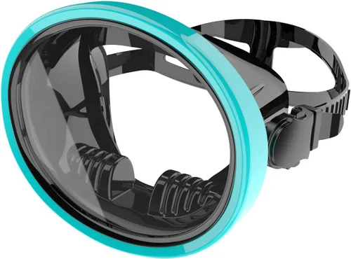 Miniatura 7 de Máscara de buceo Máscara de buceo Máscara de pesca submarina Máscara de agua de apnea de vidrio templado ovalada HD antivaho Gafas de buceo