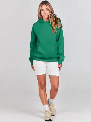 Miniatura 85 de ANRABESS - Sudaderas con capucha para mujer, sobre talla, de vellón de manga larga, modelo de 2024, para otoño