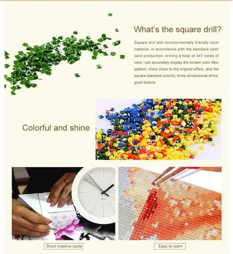 Miniatura 2 de Taladro completo 5D para especias, cuchara, pimientos, cocina, cuadrado de diamante, pintura por números, kits para adultos y punto de cruz