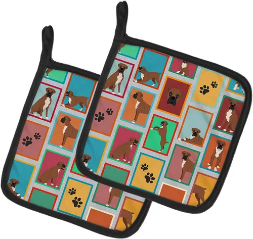 Miniatura 36 de Caroline's Treasures MLM1149PTHD - Juego de soportes para ollas de cocina resistentes al calor, almohadillas calientes para horno para cocinar