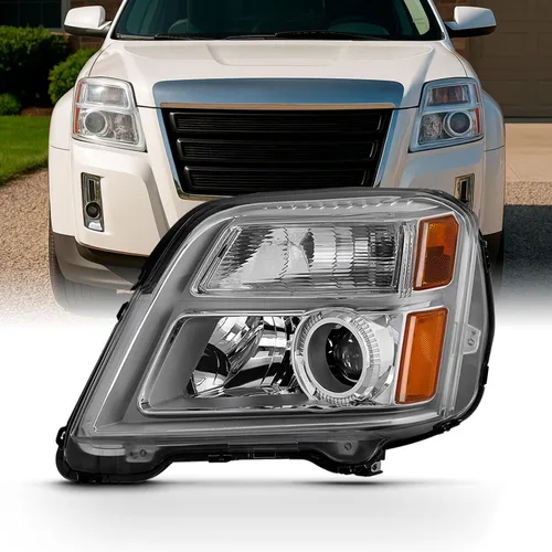 AKKON - [Tipo halógeno para GMC Terrain 2010-2015 Estilo original del fabricante del lado del conductor solo conjunto de faros delanteros