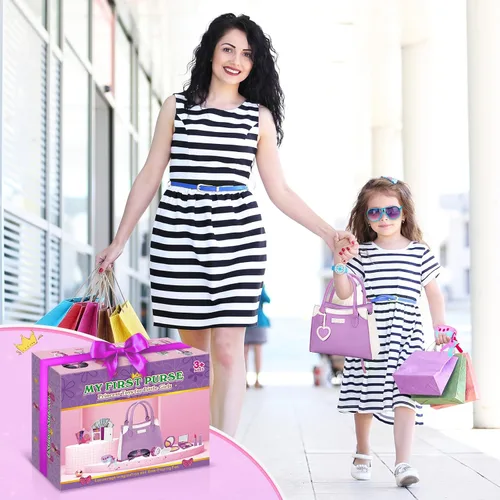 Miniatura 6 de Officygnet Juguetes para niñas de 3, 4, 5, 6, 7, 8 años – Juguetes de princesa para niñas pequeñas, bolso con accesorios, bolso de juguete