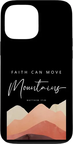 Miniatura 24 de iPhone 12/12 Pro Faith Can Move Mountains - Funda cristiana inspiradora Mateo 17 20