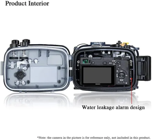 Miniatura 4 de Seafrogs - Carcasa impermeable para Sony A6300 (130 pies/131.2 ft) para cámara subacuática (carcasa + filtro rojo)