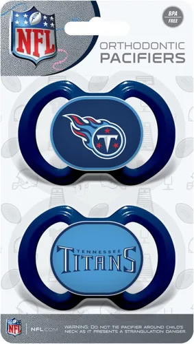 Miniatura 2 de BabyFanatic - Chupete de 2 unidades, NFL Tennessee Titans, equipo oficial de la liga