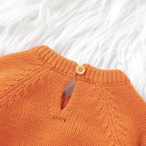 Miniatura 3 de GOOCHEER Suéter con estampado de cara de calabaza para bebé, niño, niña, Halloween, sudadera de manga larga, ropa de otoño e invierno