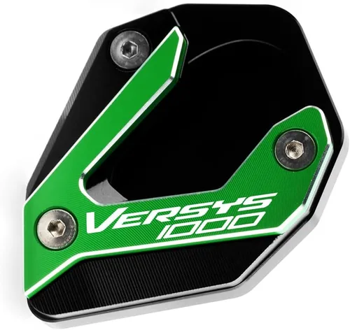 Miniatura 11 de Placa de extensión de soporte lateral de motocicleta compatible con Kawasaki Versys 1000 SE KLZ1000 SE LT+ 2015-2022 Soporte para almohadilla
