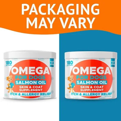 Miniatura 7 de Aceite de Pescado Omega 3 para Perros (360Ct) - Masticables para Piel y Pelo - Alivio para Piel Seca y Con Picazón + Apoyo para Alergias - Pelo