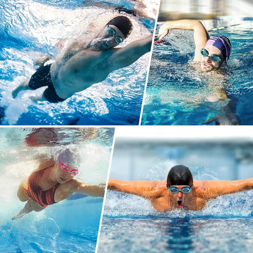 Miniatura 7 de Portzon Dynamics - Gafas de natación antiniebla, transparentes, sin fugas, para adultos, hombres y mujeres, color azul