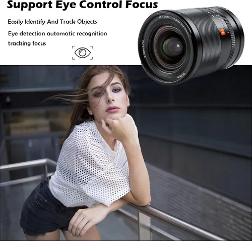 Miniatura 6 de Viltrox AF 13mm F1.4 Lente APS-C para Montura Nikon Z, Lente Prime de Enfoque Automático Gran Angular Ultra para Cámaras Nikon Z-Mount Z6III ZF Z9