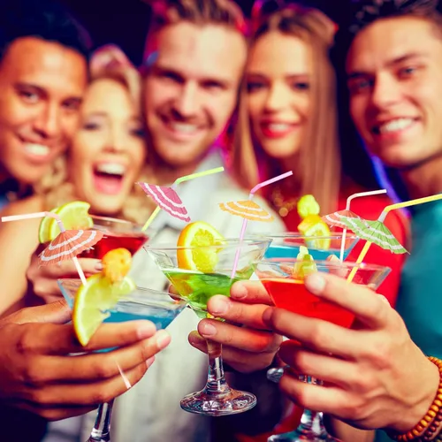 Miniatura 6 de Sieral 300 popotes para sombrillas, para decoración de fiesta Luau, pajitas de cóctel hawaianas flexibles con paraguas, popotes desechables