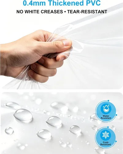 Miniatura 4 de Mochila transparente aprobada para estadios de 12 × 12 × 6 con correas de hombro transpirables, bolsa transparente para estadio de trabajo, Gris