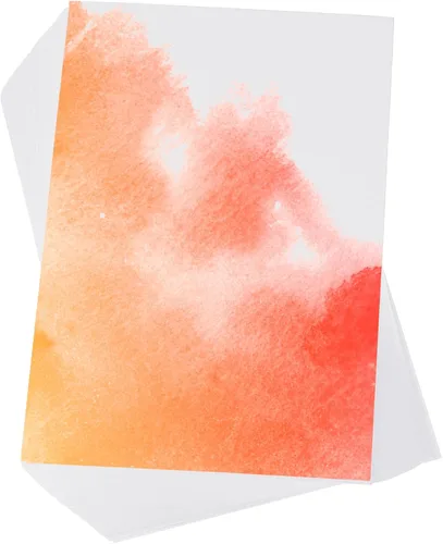 PATIKIL 100 piezas de papel de acuarela de algodón puro de 140 lb/300 GSM, papel de pintura para colorear de agua, pintura de arte, acuarela,