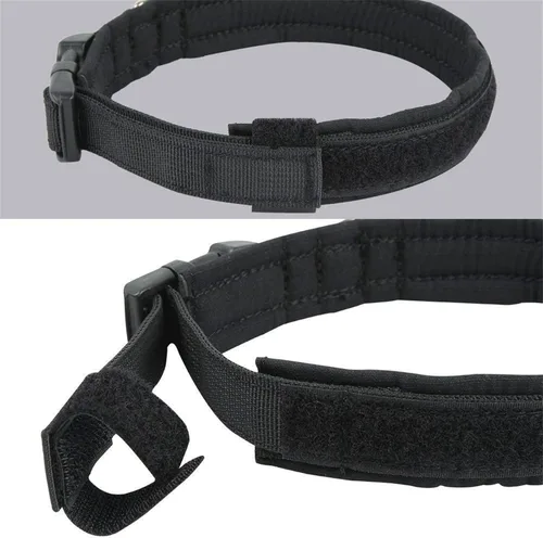 Miniatura 6 de EXCELLENT ELITE SPANKER Collar de nailon para cachorro, ajustable, suave, acolchado, resistente, hebilla de liberación rápida, ligero, sin Negro