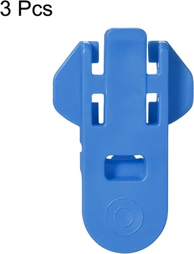 Miniatura 3 de uxcell Abrelatas manual fácil, 3 piezas, cubiertas de plástico para latas de bebidas, protector de tapas, abridor de botellas para refrescos, Azul
