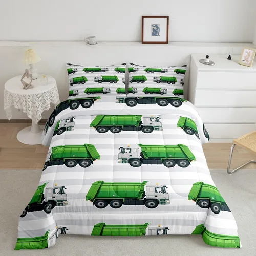 Miniatura 25 de jejeloiu Juego de edredón con patrón de corona, edredón estampado King y Queen para niños y adolescentes, juego de ropa de cama moderno de arte