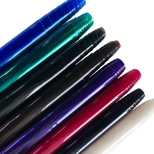 Miniatura 4 de ONEART Vinilo de cuero de calibre 30, color sólido transparente, impermeable, piel sintética para mujeres, bolsos de mano, 12 x 48 pulgadas