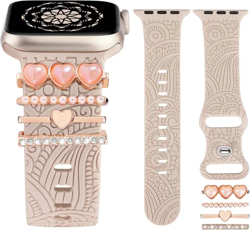 Miniatura 8 de Anillos decorativos compatibles con correas de Apple Watch de 1.654 pulgadas, 1.614 pulgadas, 1.575 pulgadas, 1.496 pulgadas, 1.732 pulgadas, 1.732