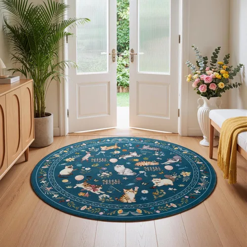 Miniatura 9 de Unirea Alfombra pequeña lavable beige de 2 x 3 para puerta de entrada interior, antideslizante, alfombra de entrada de animales suave para cocina