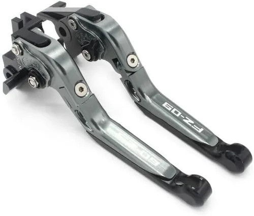 Miniatura 7 de TEMKIN W para Yamaha FZ09 FZ 09 FZ-09 2014 2015 2016 2017 motocicleta CNC ajustable plegable extensible freno embrague palancas Y (Color : H)