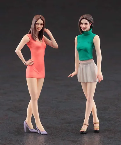 Miniatura 3 de Hasegawa FC04 1/24 Chicas de moda, 2 Kit de modelo de bausätze
