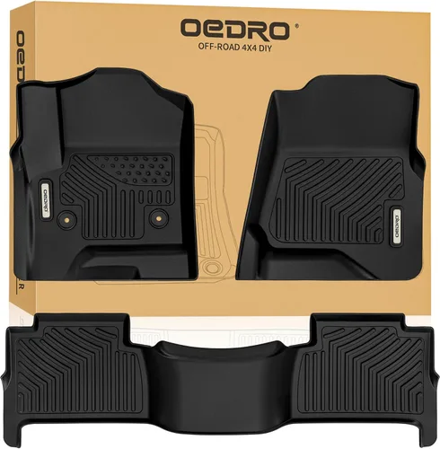 Alfombrillas OEDRO para Chevy Tahoe/GMC Yukon 2015-2020, revestimientos antideslizantes de TPE de ajuste personalizado, tapetes delanteros y