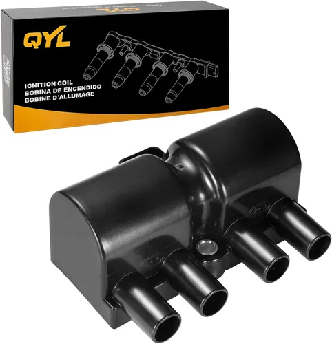 QYL Paquete de bobinas de encendido compatible con Chevrolet Aveo Optra Pontiac Wave Suzuki Swift Reno Forza L4 2.0L 2004-2013 Reemplazar # C1480